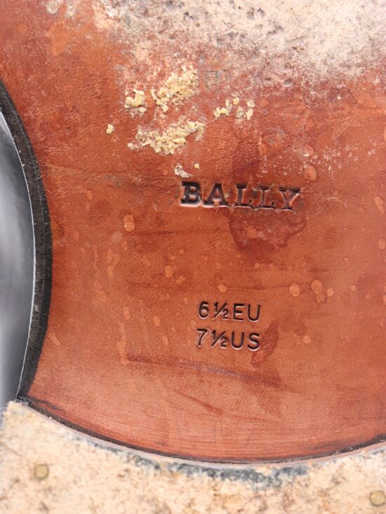 Bally Taurano Men\'s Size 7.5 Black Leather Loafer Shoes Dress Shoe Italy main image 6